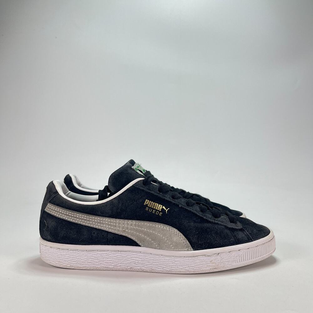 Puma Suede Classic Black White Sneakers 381410-01 Women's Size 7.5